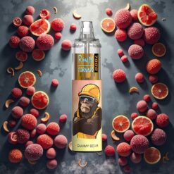 Fumot Tornado 7000 Engangsdamp Med Gummibjørn Smak 14 ML E-Væske