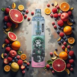 Fumot Tornado 7000 Engangsdamp Pina Colada Rom 14 ML E-væske 850 MAH Batteri