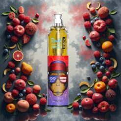 Fumot Tornado 7000 Engangsdamp med 14 ML E-væske og RGB-lys