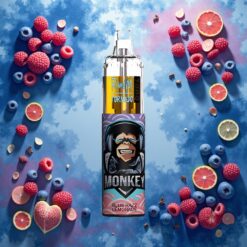 Fumot Tornado 7000 Puffs Engangsdamp Blå Bringebær Sitronade 14 ML E-væske