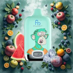 Fumot Tornado Digital Box 12000 Puffs Disposable Vape Kjølig Mynte 20ml E-Liquid