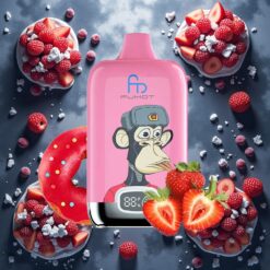 Fumot Tornado Digital Box 12000 Puffs Disposable Vape Lush Ice (Isgrønn) 20ml E-Liquid