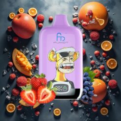 Fumot Tornado Digital Box 12000 Puffs Engangsdamp Mango På Is 20ml 550mAh