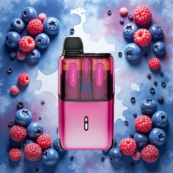 Fumot Ultra T32000 Engangsdamp Blå Bringebær Is - Blåbær Bringebær med 32000 puff og 800mAh batteri