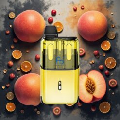 Fumot Ultra T32000 Engangsdamp med 32000 puff og Type-C-lading - Trippel Mango - Saftig Fersken