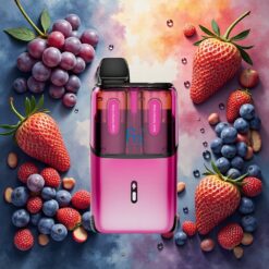 Fumot Ultra T32000 Engangsdamp med 32000 puffs og Drue Regndråper - Jordbær Regndråper