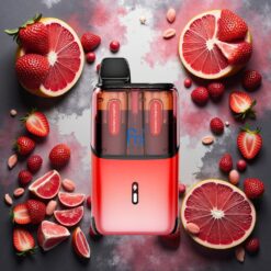 Fumot Ultra T32000 Engangsvaper Jordbær Grapefrukt - Jordbær Dragefrukt 24ml 800mAh