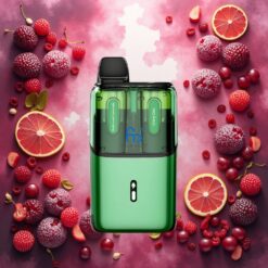 Fumot Ultra T32000 Engangsvaper med 32000 puff og Type-C-lading - Bringebær Lemonade & Kirsebær Cola