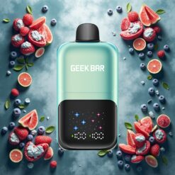 GEEK BAR 2GO 20ml 50000 Puffs Two Series Disposable Vape Pen Kjølig Mynte Is med 5% Nikotinsalt og 3-trinns Justerbar Smak/Kulde