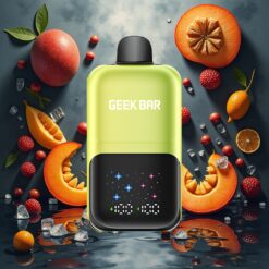 GEEK BAR 2GO 20ml 50000 Puffs Two Series Disposable Vape Pen Mexico Mango Is, 5% Nikotinsalt, 3-nivå justerbar smak/kulhet