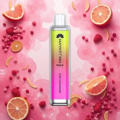 Hayati Pro Max 4000 Puffs Engangs E-sigarett med 1400mAh batteri og rosa sitron (Pink Lemonade)