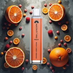 Hayati Pro Max 4000 Puffs Engangs Vape Rocky Candy Appelsin 1400mAh & 10ml Auto Påfyll