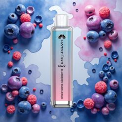 Hayati Pro Max 4000 Puffs Engangsdamp Blåbær-Tyggis, 1400mAh batteri, 2ml tank