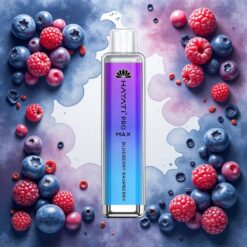 Hayati Pro Max 4000 Puffs Engangsdamp Blåbringebær med 1400mAh batteri og 2ml tank