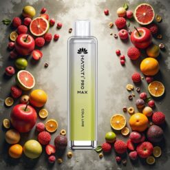 Hayati Pro Max 4000 Puffs Engangsdamp Cola Lime 1400mAh 10ml