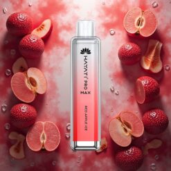 Hayati Pro Max 4000 Puffs Engangsdamp Rød Eple Is 2ml Tank 1400mAh