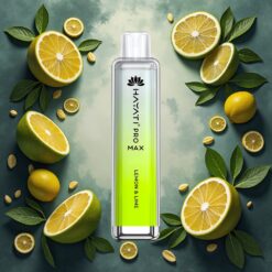 Hayati Pro Max 4000 Puffs Engangsdamp Sitron & Lime, 1400mAh batteri, 2ml tank