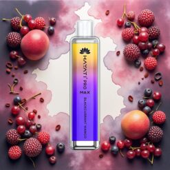 Hayati Pro Max 4000 Puffs Engangsdamp Svartrips Mango 1400mAh