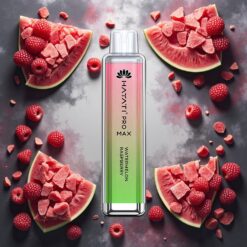 Hayati Pro Max 4000 Puffs Engangsdamp Vannmelon Bringebær 1400mAh 10ml
