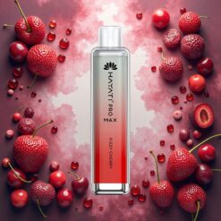 Hayati Pro Max 4000 Puffs Engangsdamper med Fizzende Kirsebær & 1400mAh Batteri