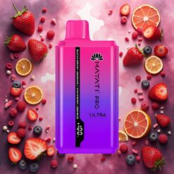 Hayati Pro Ultra 15000 Puffs 850mAh Blåbær Sitronade Jordbær Sitronade