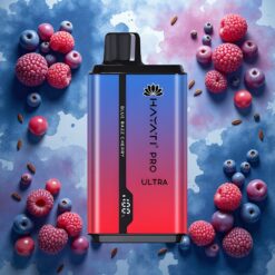 Hayati Pro Ultra 15000 Puffs Blå Bringebær 850mAh