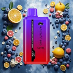 Hayati Pro Ultra 15000 Puffs Blåbær Bringebær Kirsebær 850mAh