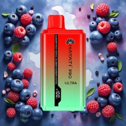 Hayati Pro Ultra 15000 Puffs Blåbær Jordbær Mynte 850mAh