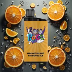 IGET Bar 3500 Puffs Engangsdamp Orange Mango Ananas Is 1400 mAh