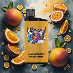 IGET Bar 3500 Puffs Engangsdamp Pasjonsfrukt Mango Lime 1400 mAh