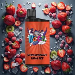 IGET Bar 3500 Puffs Engangsdamper Jordbær Kiwi Is 1400 mAh