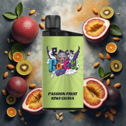 IGET Bar 3500 Puffs Engangsvape Pasjonsfrukt Kiwi Guava – 1400 mAh