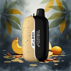 IGET Moon K5000 Puffs Engangsdamper Ananas Kokos – 5000 Puffs, 1.35 Ohm Mesh Coil