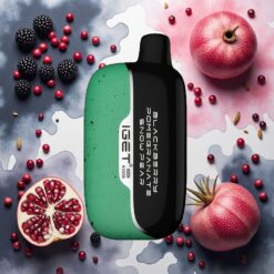 IGET Moon K5000 Puffs Engangsdamper Bringebær Granateple Snøpære 5000 Puffs 81.5 g