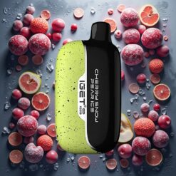 IGET Moon K5000 Puffs Engangsdamper Kirsebær Snø Pære Is - 5000 Puff, 81.5 g