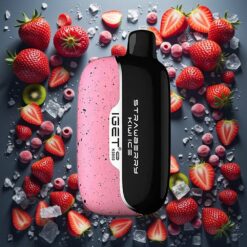 IGET Moon K5000 Puffs Engangsvape Jordbær Kiwi Is - 5000 Puff
