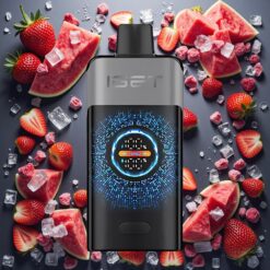 IGET ONE 12000 Puffs Engangs Vape Jordbær Vannmelon Is 2700 mAh Batteri