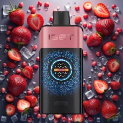 IGET ONE 12000 Puffs Engangsvaper Jordbær Granateis 2700 mAh