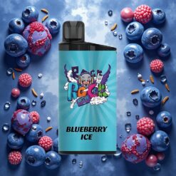 Iget Bar 3500 Puffs Blåbær Is 1400 mAh