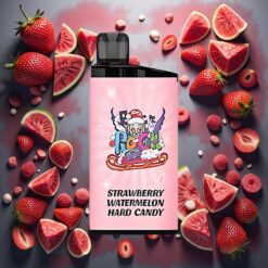 Iget Bar 3500 Puffs Engangsdamper Jordbær Vannmelon Hard Candy 1400 mAh