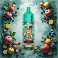 JNR Alien 10000 Puffs Engangsdamp Kjølig Mynte 850mAh 20ml