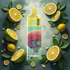 JNR Alien 10000 Puffs Engangsdamp Lemon & Lime (sitron & lime) 850mAh 20ml