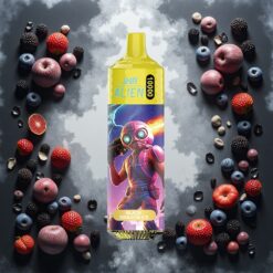 JNR Alien 10000 Puffs Engangsdamp Svart Drage Is 20ml E-væske 850mAh