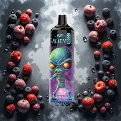 JNR Alien 10000 Puffs Engangsdamp Svart Is 850mAh Type-C