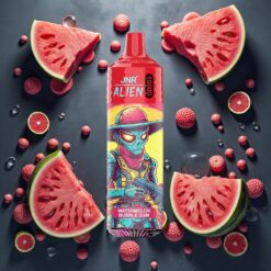JNR Alien 10000 Puffs Engangsdamp Vannmelon Bubblegum 850mAh Type-C