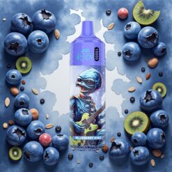 JNR Alien 10000 Puffs Engangsdamper Blåbær Kiwi 850mAh Type-C