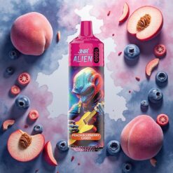 JNR Alien 10000 Puffs Engangsdamper Fersken Blåbær Godteri med 850mAh Batteri