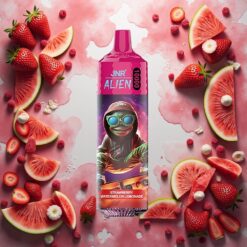 JNR Alien 10000 Puffs Engangsdamper Jordbær Vannmelon Lemonade 850mAh 20ml