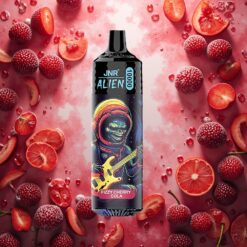 JNR Alien 10000 Puffs Engangsdamper Sprudlende Kirsebær Cola 20ml E-væske