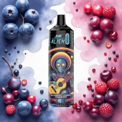 JNR Alien 10000 Puffs Engangsvape Blåbær Kirsebær Tyttebær 850mAh Type-C